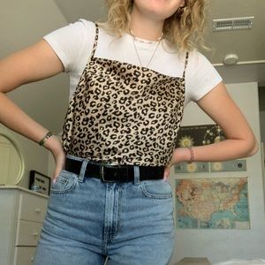 super cute cheetah print tank top!